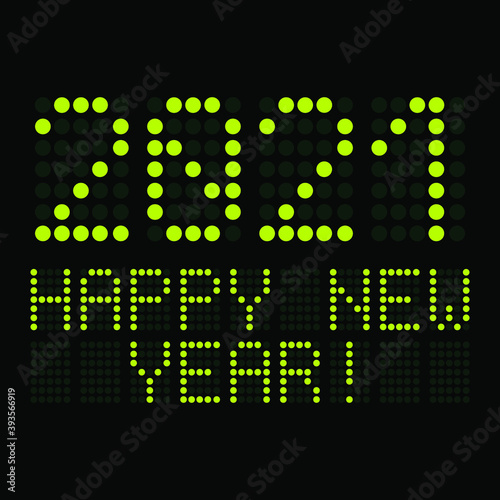 Vektor - Digitale Anzeigetafel - 2021 - LED - grün