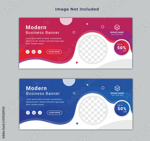 Business facebook - Instagram cover social media post banner Design template