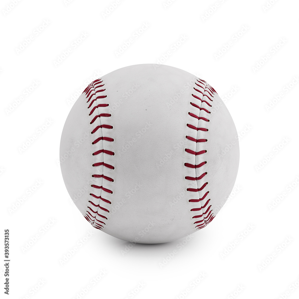 baseball isolated on a white background. 3d render illustration baseball isolated on a white background. 3d render illustration