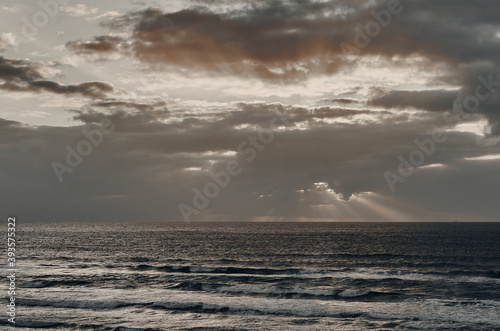  Clouds over the sea