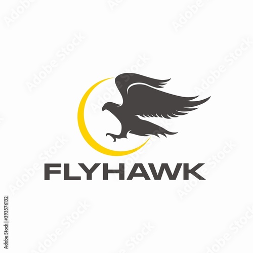 Flyng Hawk Travel Logo