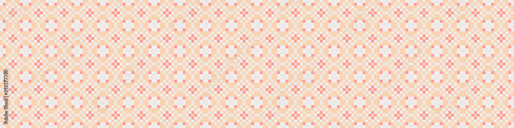 Fototapeta premium Abstract Cross Pattern Dots Logo generative computational art illustration