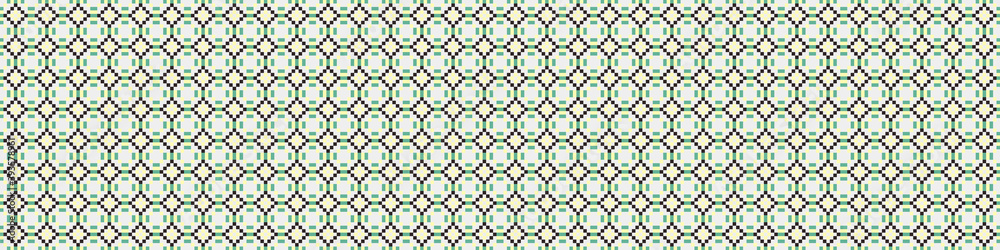 Abstract Cross Pattern Dots Logo generative computational art illustration