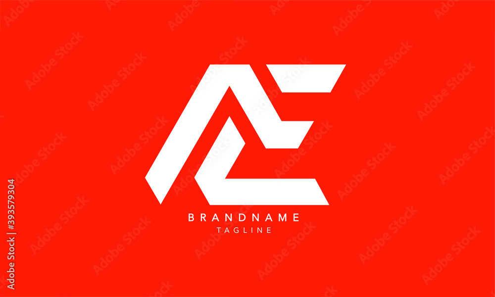 Alphabet letters Initials Monogram logo AE, EA, A and E Stock Vector ...