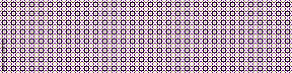 Fototapeta premium Abstract Cross Pattern Dots Logo generative computational art illustration