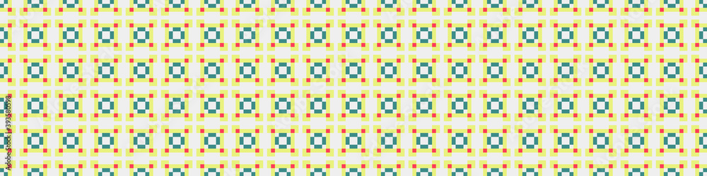 Abstract Cross Pattern Dots Logo generative computational art illustration