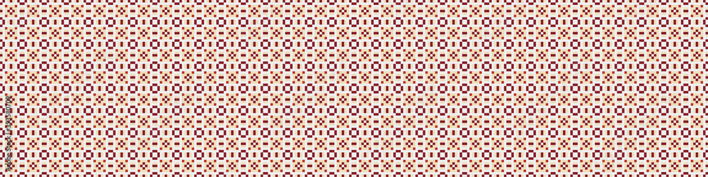 Abstract Cross Pattern Dots Logo generative computational art illustration