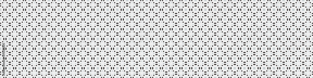 Fototapeta premium Abstract Cross Pattern Dots Logo generative computational art illustration