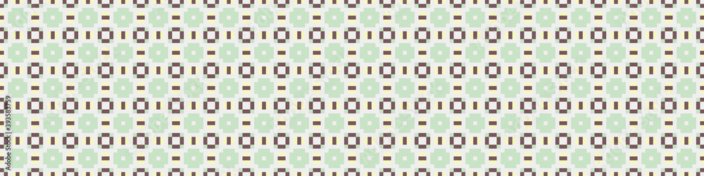 Abstract Cross Pattern Dots Logo generative computational art illustration