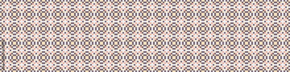 Fototapeta premium Abstract Cross Pattern Dots Logo generative computational art illustration