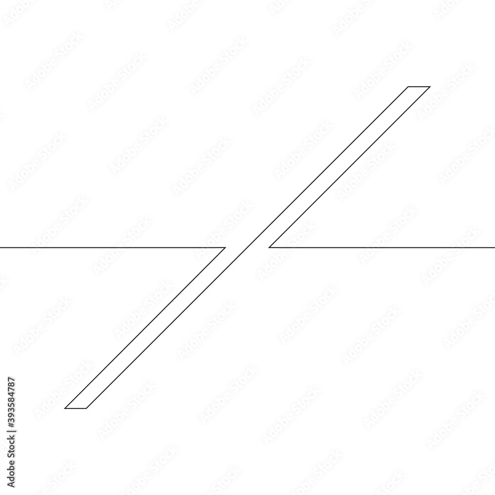 One Lines Design . Vector Background.Abstract Geometrical illustration.