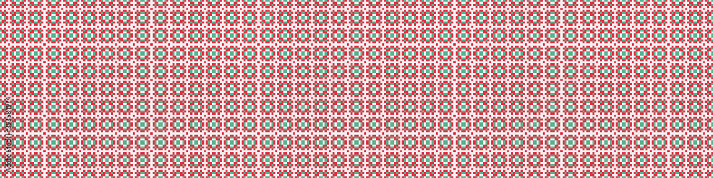 Abstract Cross Pattern Dots Logo generative computational art illustration