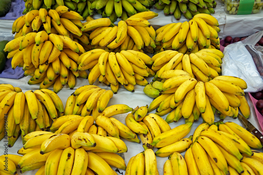 Bananas on marketplace in Ipanema neighborhood
