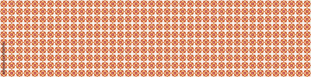 Abstract Cross Pattern Dots Logo generative computational art illustration