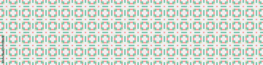 Abstract Cross Pattern Dots generative computational art illustration