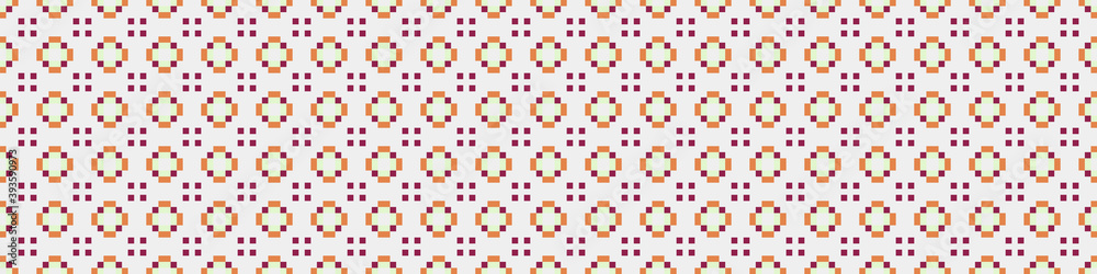 Abstract Cross Pattern Dots Logo generative computational art illustration