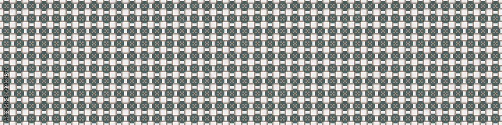 Fototapeta premium Abstract Cross Pattern Dots Logo generative computational art illustration