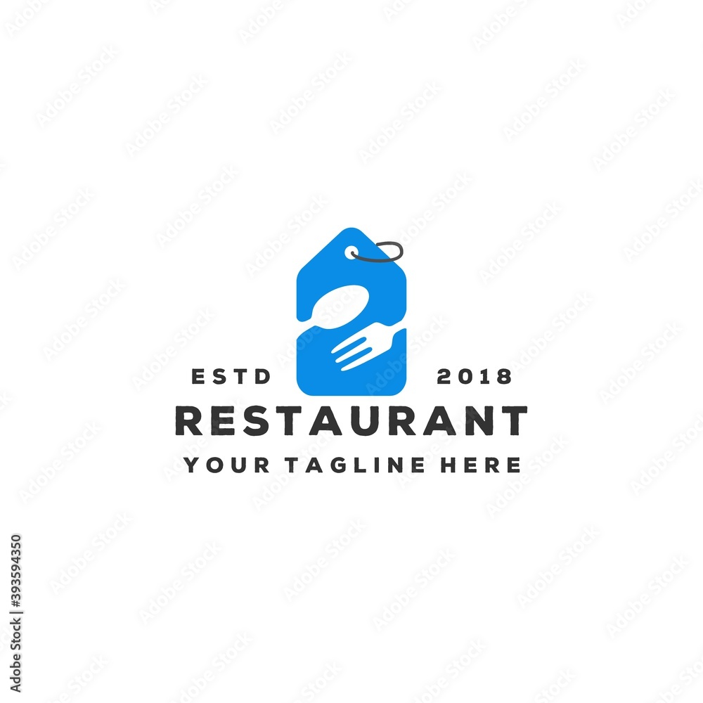 Creative spoon and fork logo design for restaurant Creative spoon and fork logo design for restaurant