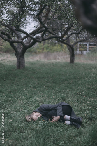 girl laying dying © Eugene