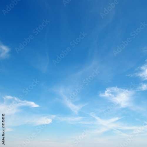white fluffy clouds photo