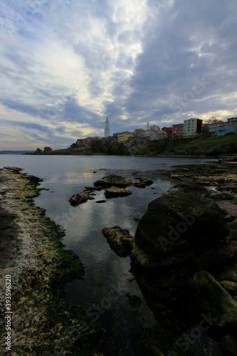 Sarıyer's Rumeli Lighthouse, the 17th century Rumeli Lighthouse in the village, Sarı Saltuk Tomb, Rumeli Lighthouse Castle and century-old plane tree are among the places to see. photo