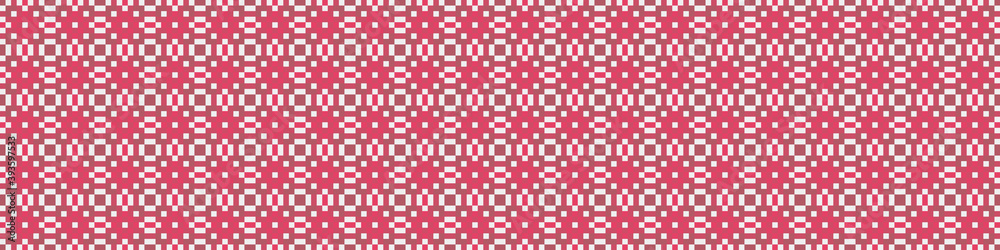 Fototapeta premium Abstract Cross Pattern Dots Logo generative computational art illustration