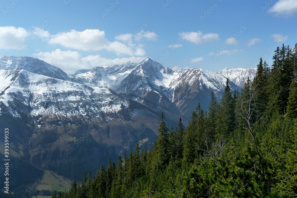 Roter Stein mountain in Lechtal Alps, Austria