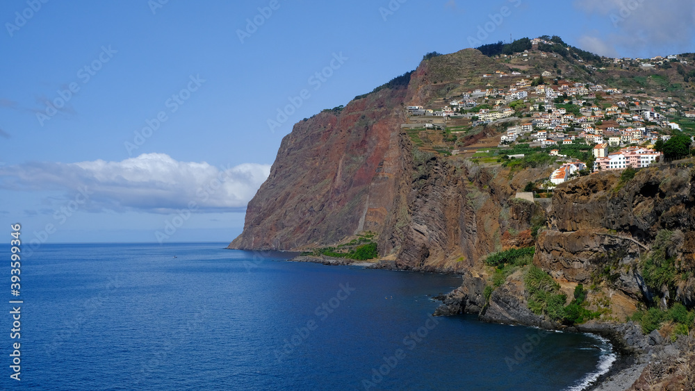 Cliffs at Camara De Lobos, Madeira Island, Portugal