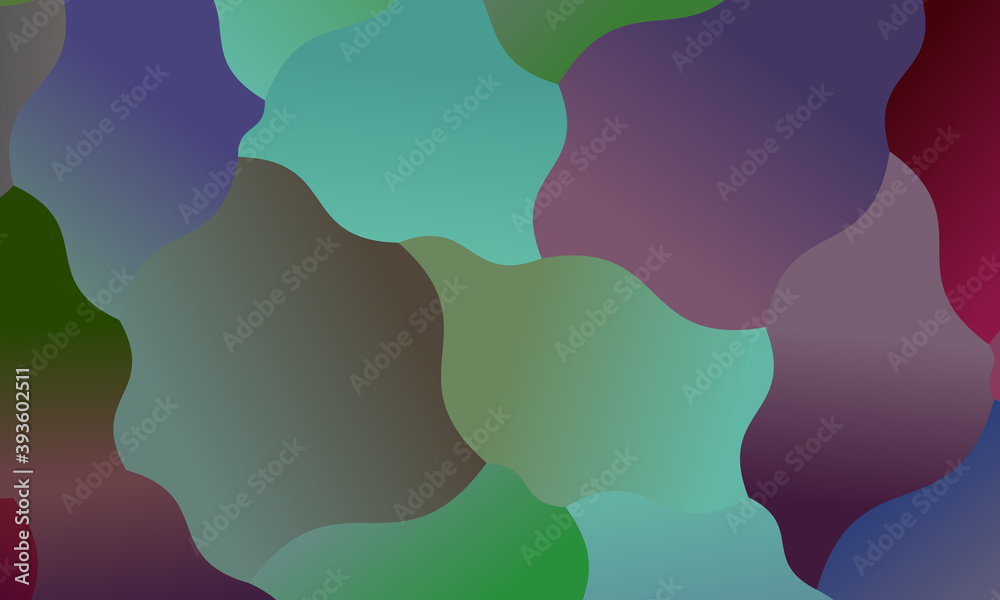 Original Green and magenta polygonal background, digitally created