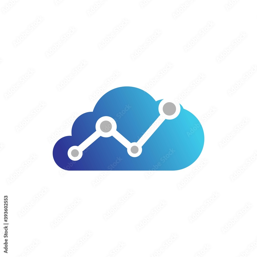 cloud network logo template cloud network logo template