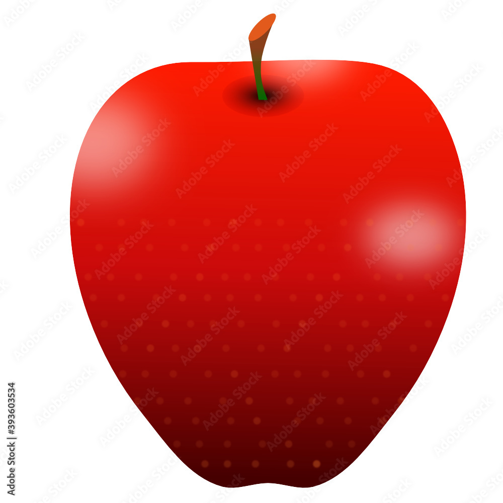 Obraz premium red apple