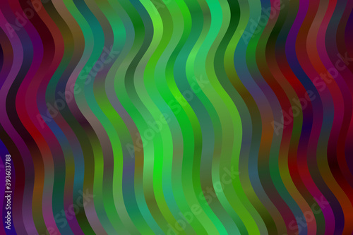 Beautiful Green and magenta waves abstract vector background.