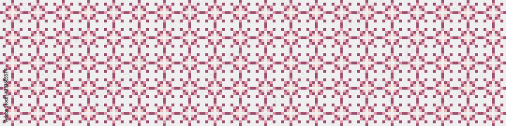 Fototapeta premium Abstract Cross Pattern Dots Logo generative computational art illustration