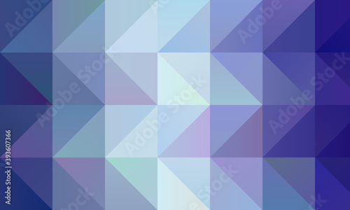 Creative Blue and white polygonal background, digitally created