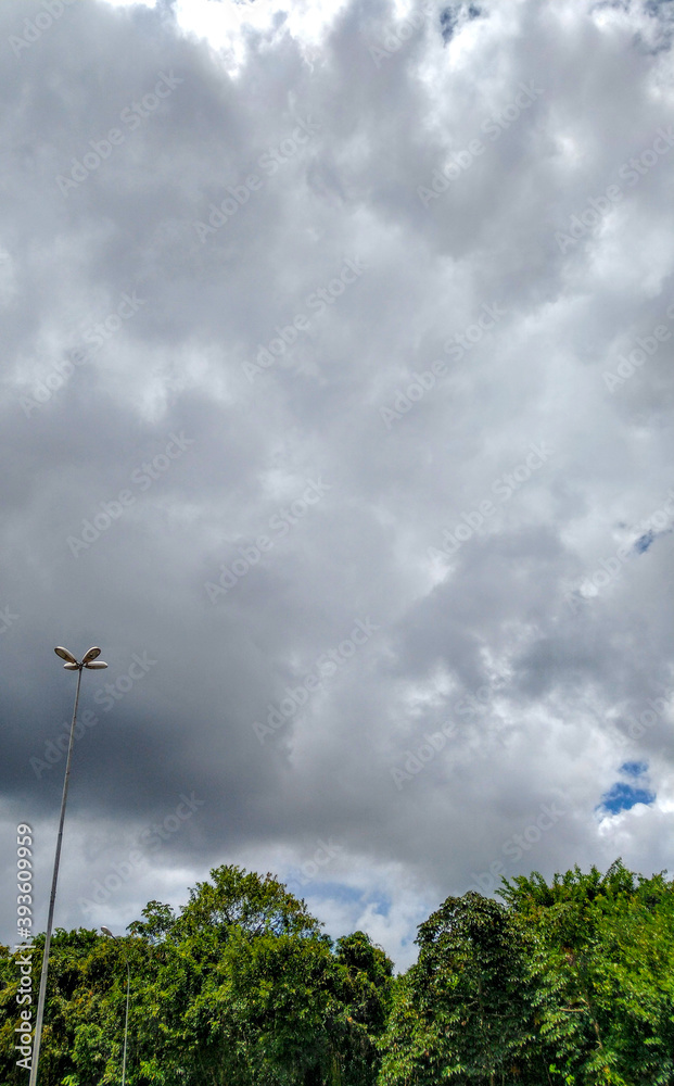 Fototapeta premium turbine and clouds