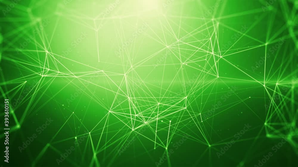 green network lines abstract backdrop technology video