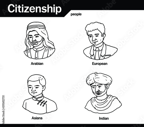 set of people on the wold