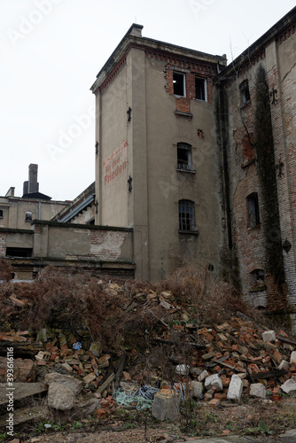 Fototapeta Naklejka Na Ścianę i Meble -  Fabrik Ruinen DDR