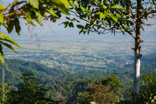 Viewpoint at Km.12 at Doi Tung  Chiang Rai Province..