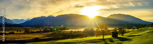 landscape at the Murnau am Staffelsee moss - bavaria photo