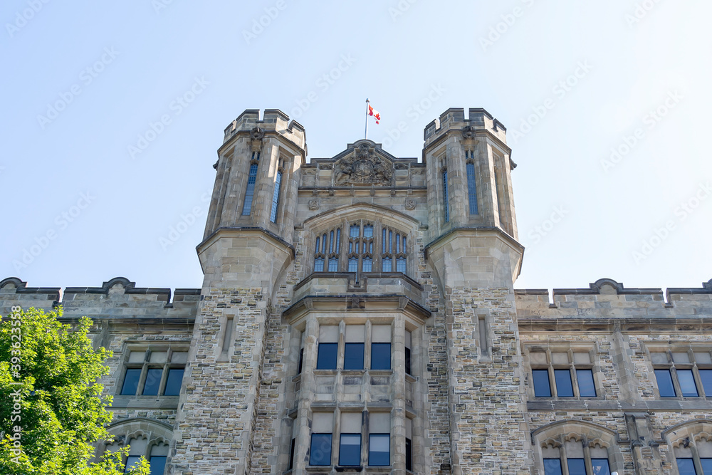Ottawa, Ontario, Canada - August 8, 2020: Canada Revenue Agency National Headquarters is shown in Ottawa. Canada Revenue Agency is the revenue service of the Government of Canada.