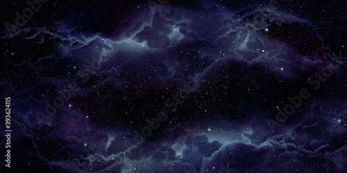 Realistic nebula space background The shining stars dragged with stardust and the fantasy milky way. Magic color galaxy The universe and the starry night 3d illustration
