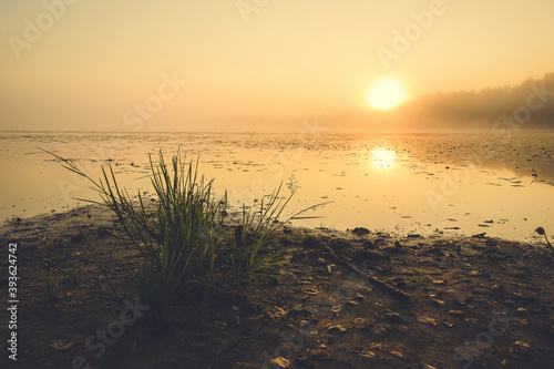 sunset on the beach