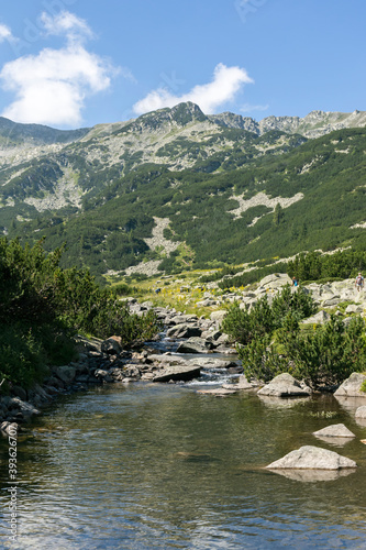 Landscape of Banderitsa River Valley, Pirin Mountain, Bulgaria