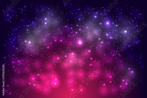 Outer space galaxy background 
