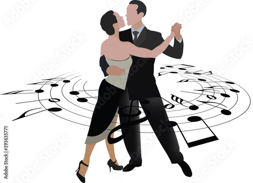 pair of tango dancers pair of tango dancers