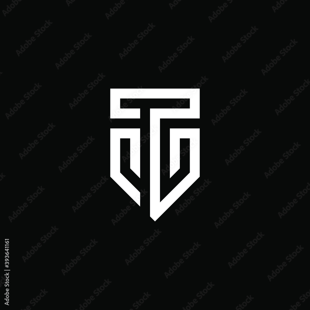 the initials T logo on a clean black background the initials T logo on a clean black background