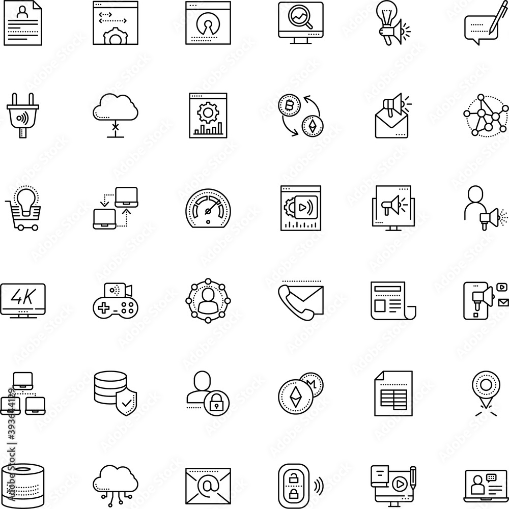 internet vector icon set such as: template, map, gamepad, telephone, broadcast, intelligence, sheet, smart plug, movie, blended learning, measure, electricity, recognition, agreement, padlock, list internet vector icon set such as: template, map, gamepad, telephone, broadcast, intelligence, sheet, smart plug, movie, blended learning, measure, electricity, recognition, agreement, padlock, list