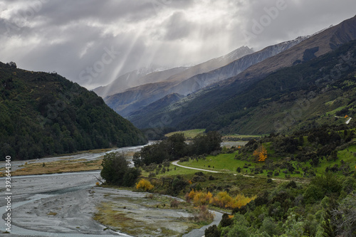 Rees Valley, South Island, New Zealand.