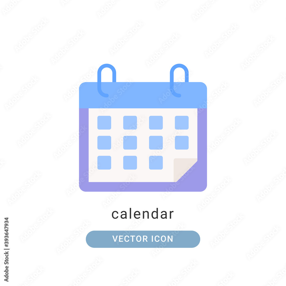 calendar icon vector illustration. calendar icon flat design. calendar icon vector illustration. calendar icon flat design.